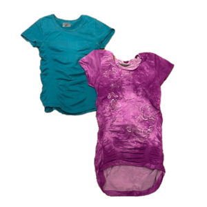 🌿Athleta athletic tops - stretch material, rucheted sides 🌿